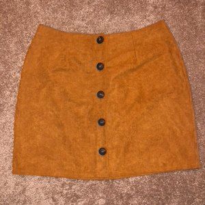 Tan Mini Skirt